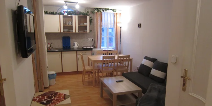 Ubytování v apartmánech v Krkonoších 900 metrů od skiareálu