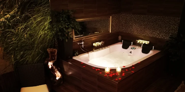 Romantika pro dva: 120 minut privátního wellness s možností občerstvení