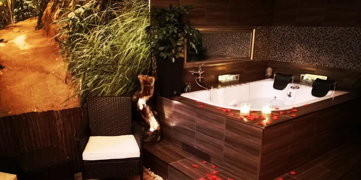 Romantika pro dva: 120 minut privátního wellness s možností občerstvení