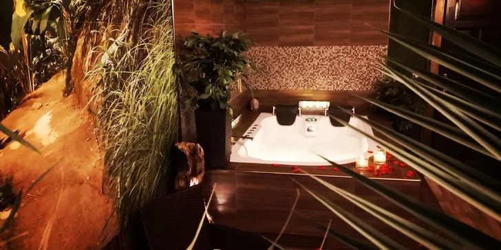 Romantika pro dva: 120 minut privátního wellness s možností občerstvení