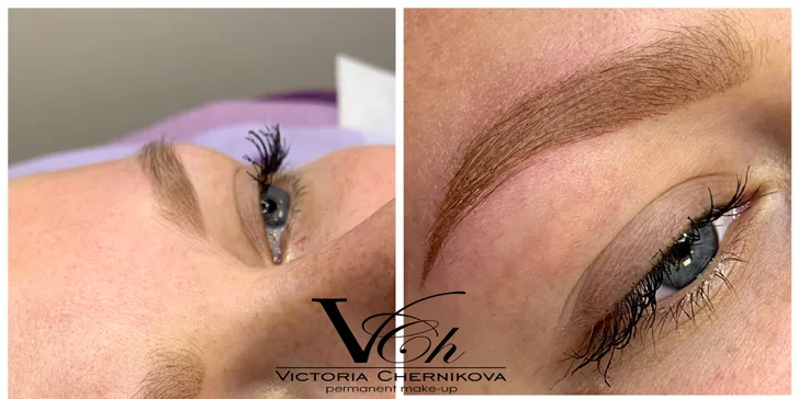 Permanentní make-up obočí pudrovou metodou