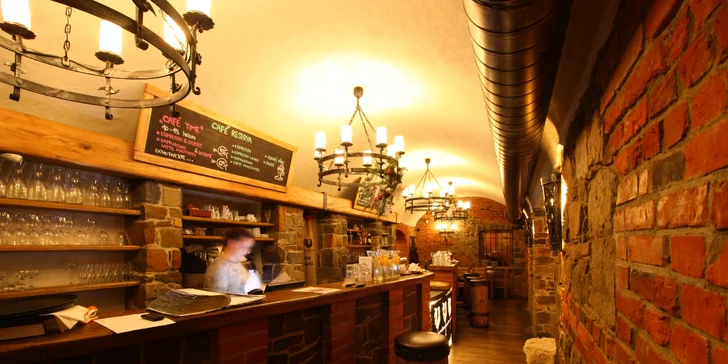 Čtyřchodové menu se steakem z lososa či hovězího pro 1 nebo 2 osoby