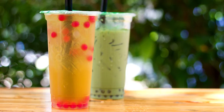 Ať má den šťávu: Bubble Tea o objemu 0,45 l s kuličkami a želé dle výběru