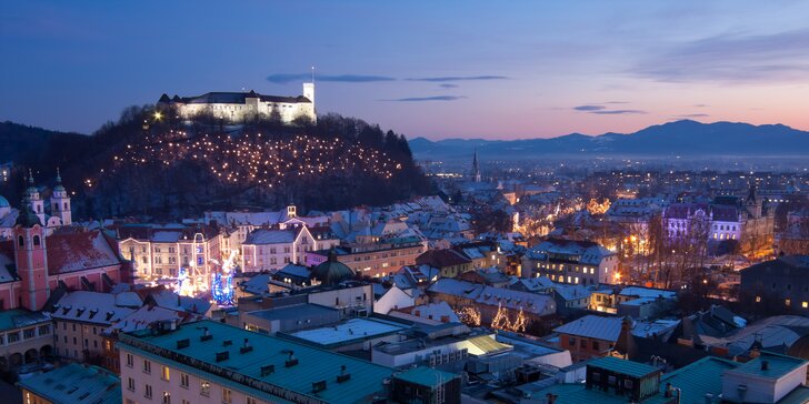 Dovolená v Lublani: moderní ubytování s relaxačním křeslem na pokoji, snídaně a neomezený vstup do wellness