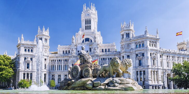 Letecký zájezd do Madridu a Toleda s ubytováním, průvodcem i se snídaní