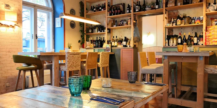 Degustační menu pro 2 osoby: marinovaná chobotnice i mořský vlk na grilu