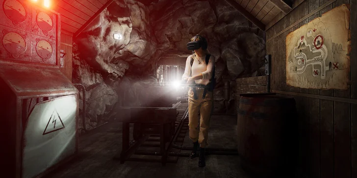 Virtuální realita s prvky únikové hry: vstupte do tajné laboratoře nebo středověké Prahy