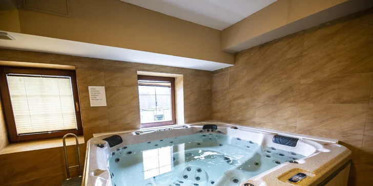 Wellness pobyt v polských Krkonoších: relax i lyžování, polopenze a sleva na spa procedury