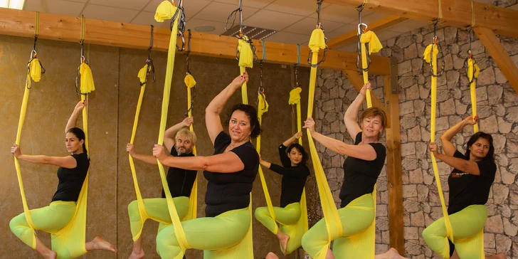 Protáhněte své tělo: permanentky na lekce AntiGravity® fitness, Fit & Stretch i jógy