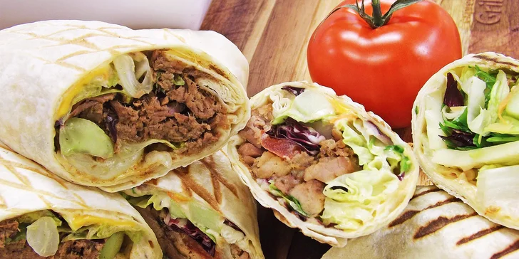 Dobroty s sebou: wrap podle výběru, salát coleslaw i domácí dip