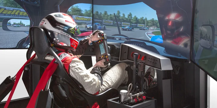 60 nebo 90 min. na realistickém závodním simulátoru pro 1 osobu