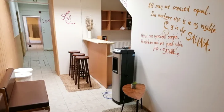 Vstupy do saunového centra s ceremoniály i s možností masáže