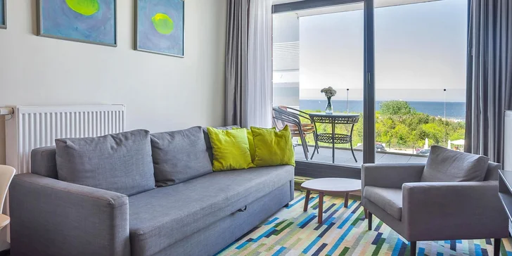 Baltské moře a lázeňské město: pobyt v moderních apartmánech pro 4 osoby