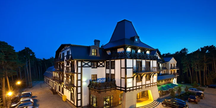 Dovolená na Baltu: elegantní hotel uprostřed lesů, polopenze a neomezený vstup do wellness
