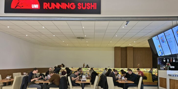 Neomezené hodování: 2 hodiny running sushi v Obchodním domě Prosek