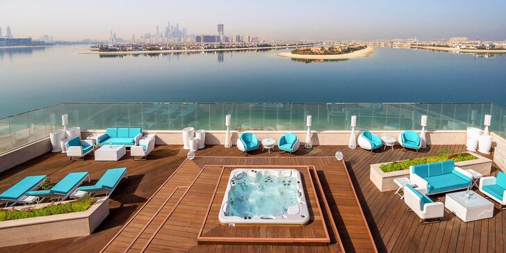 Nadpozemský relax v Emirátech - 4* holistický resort přímo u pláže na ostrově Palm Jumeirah