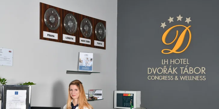 Relax v 4* hotelu v historickém centru Tábora s wellness a skvělou polopenzí