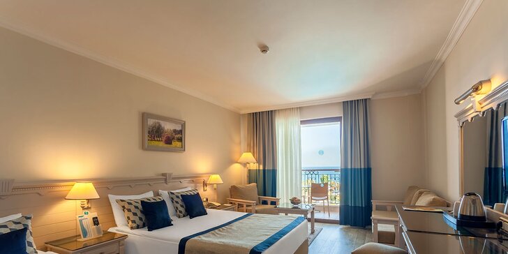 Pobřeží Antalye pro rodiny i požitkáře: 5* hotel včetně all inclusive