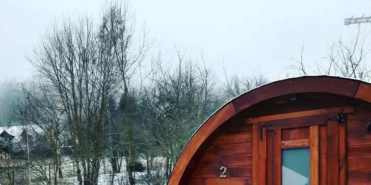 3–4 dny v Jeseníkách: pobyt v obytném sudu či penzionu, wellness a jídlo