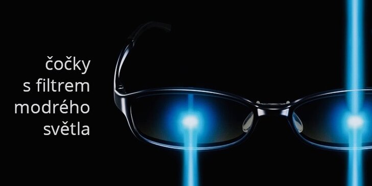 Chraňte své oči: brýlové čočky s modrým filtrem pro pohodlnější vidění