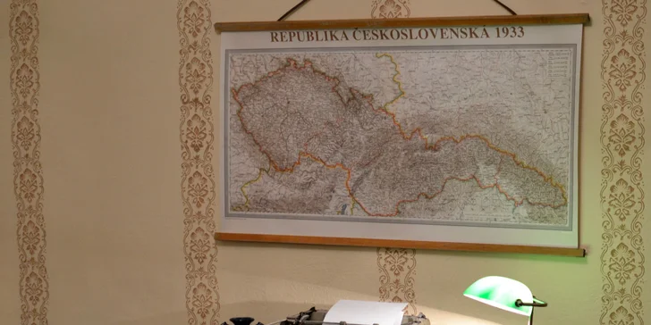 Adrenalinová úniková hra Tajemství plukovníka Gronicha pro tým 2–4 hráčů