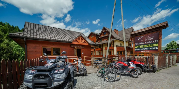 Polské Beskydy: hotel se snídaní či polopenzí a neomezeným vstupem do wellness