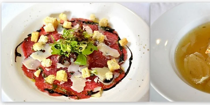 Vybrané podzimní menu v restaurantu U Tří Pštrosů