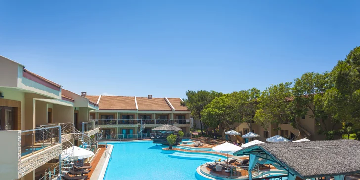 5* hotel Club Turan Prince přizpůsobený dětem. All inclusive, aquapark, lunapark i zoo