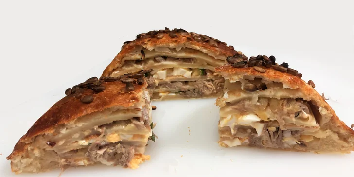 Gurmánské pečivo na odnos s sebou: václavan, sorriso, kornik, chačapuri či pizza