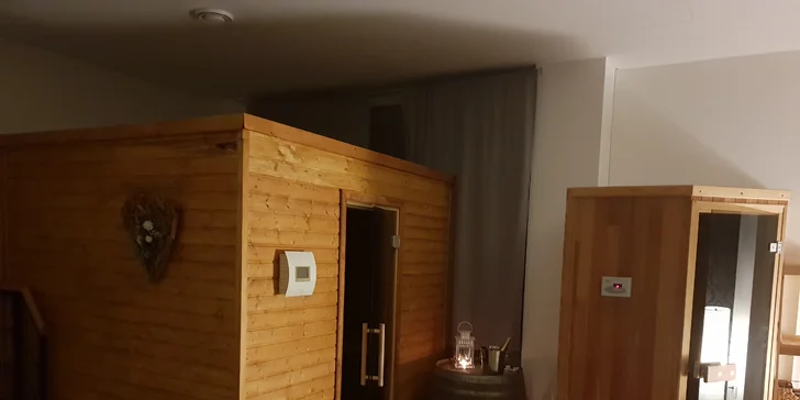 60 nebo 75 min. privátního wellness v centru Brna: sauny, vířivka i relax se sektem
