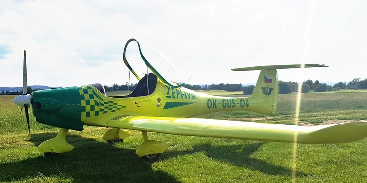 Seznamovací lety z Přerova: 20-60 minut letu vč. pilotování