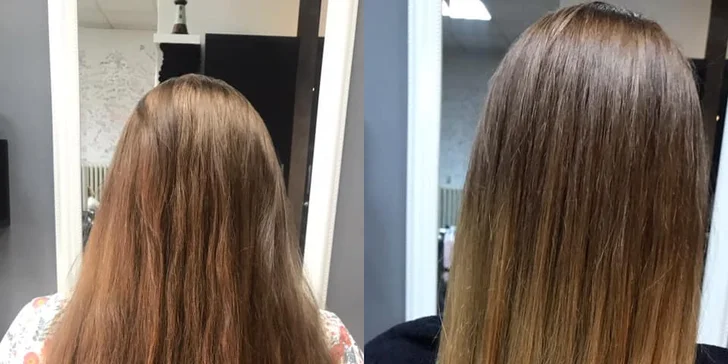Kadeřnická péče: nový střih, foukaná, mytí a styling pro střední či dlouhé vlasy