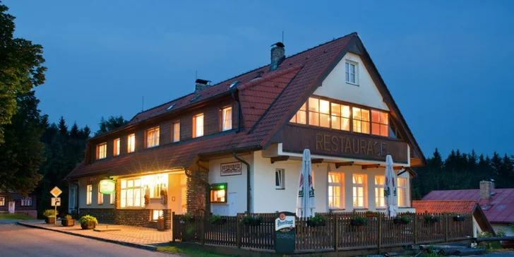 Dovolená na Šumavě se snídaní nebo s polopenzí a saunou, termíny až do června