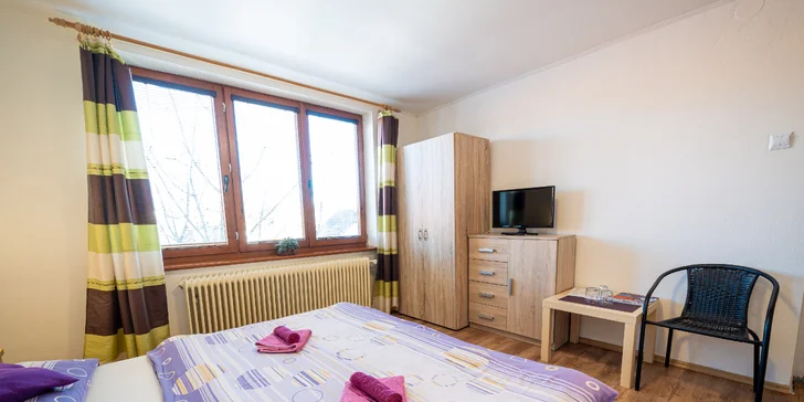 Relax v srdci Vysokých Tater: lahev vína, snídaně, rodinná atmosféra