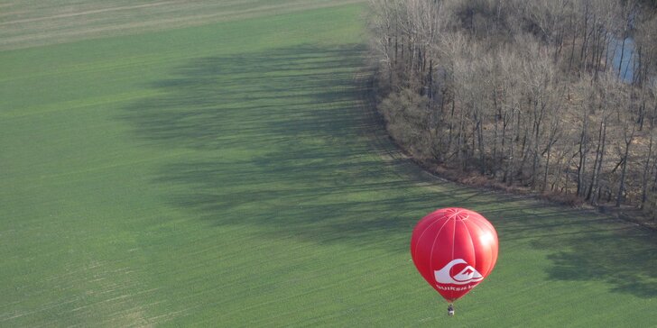 Neopakovatelný let balónem pro jednoho či dva