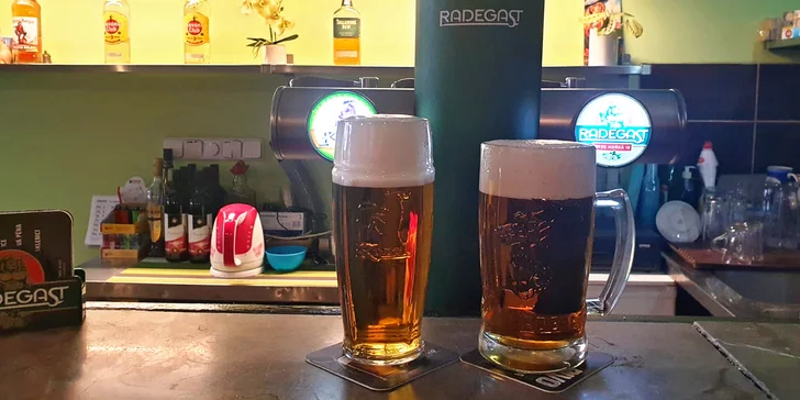 Metr piv v Panda baru čili 10 velkých kousků: Radegast 12° nebo Velkopopovický Kozel 11°