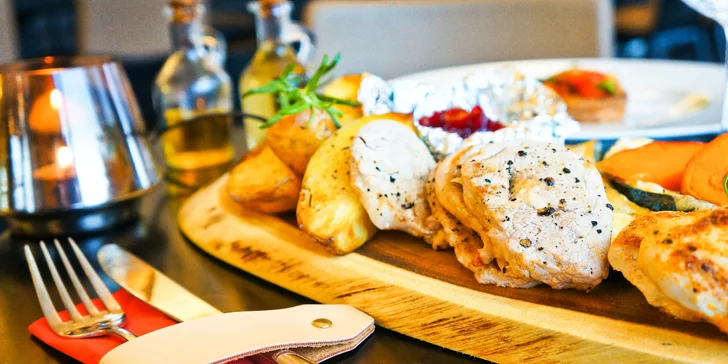 Valentýnské menu: bruschetta, grilované dobroty a sladké překvapení