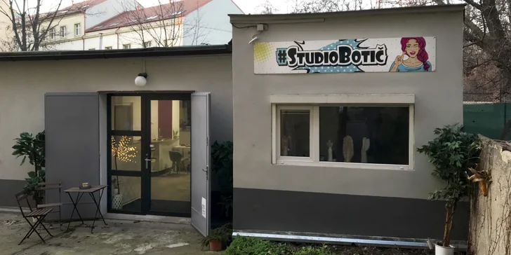 Natočení, výživa a barvení řas včetně úpravy a barvení obočí