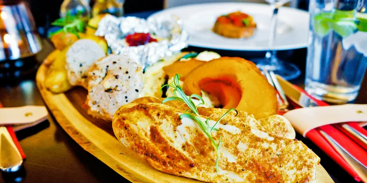 Valentýnské menu: bruschetta, grilované dobroty a sladké překvapení