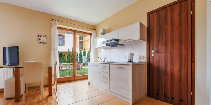 Polská pohoda u Baltského moře: apartmány s kuchyňkou a terasou