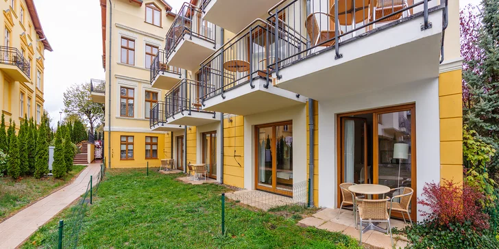 Polská pohoda u Baltského moře: apartmány s kuchyňkou a terasou