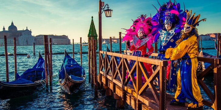 1 nebo 2 noci v Itálii: doprava, snídaně, karneval v Benátkách, Verona i Padova