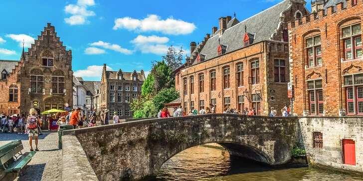 Poznávací víkend v Belgii: vlámská města Bruggy, Gent a Brusel, doprava a 1 noc se snídaní