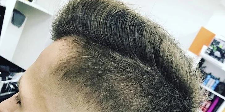 Moderní střih, mytí i foukaná pro pány bez předchozího objednání