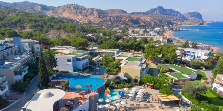 Rodinná dovolená s all inclusive na ostrově Rhodos. 5* plážový resort v zátoce Segna