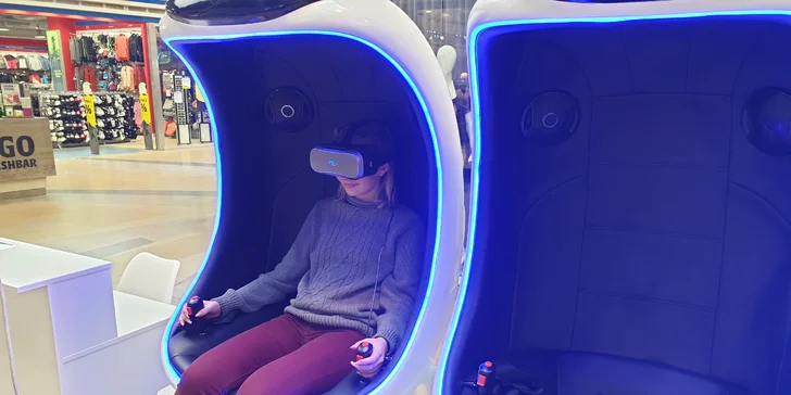 Zábava budoucnosti: 1 nebo 2 vstupenky na virtuální realitu 9D