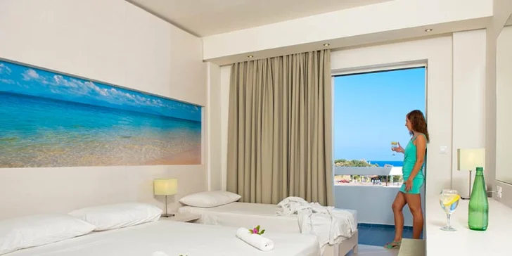 Řecká perla Lindos na ostrově Rhodos. 4* ubytování s all inclusive