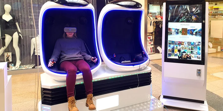 Zábava budoucnosti: 1 nebo 2 vstupenky na virtuální realitu 9D