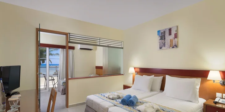 Letovisko Ixia kousek od města Rhodos. 4* Avra Beach Resort s all inclusive