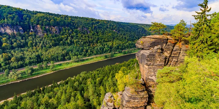 Výlet do Saského Švýcarska: turistický okruh na Velký Zschirnstein a vyhlídka Belvedér